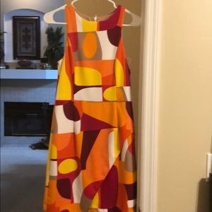 Trina Turk Multicolor Geometric Mini Dress